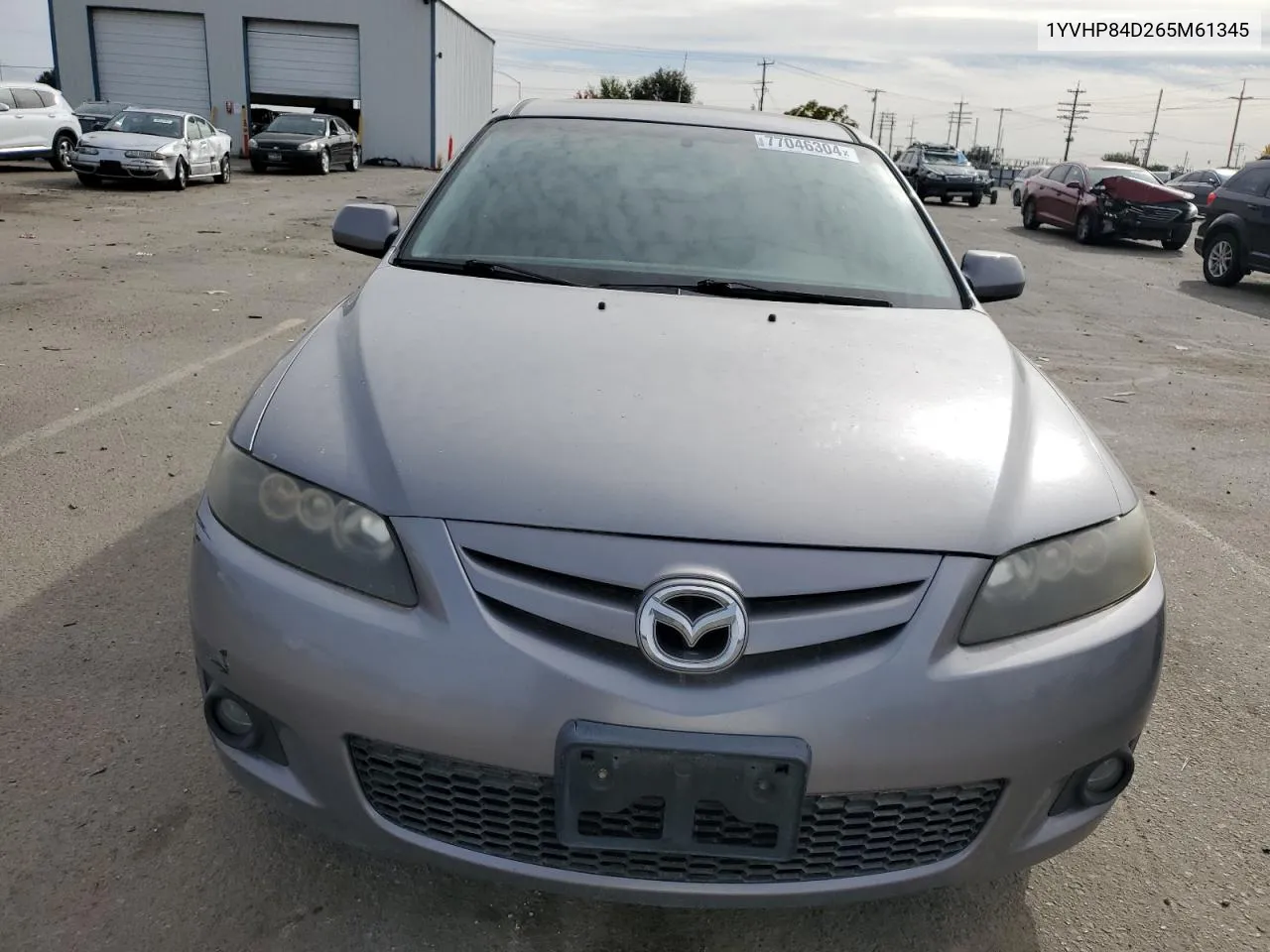 2006 Mazda 6 S VIN: 1YVHP84D265M61345 Lot: 77046304