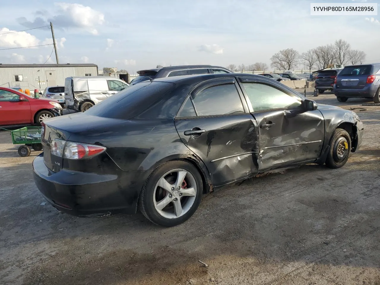 2006 Mazda 6 S VIN: 1YVHP80D165M28956 Lot: 78398154