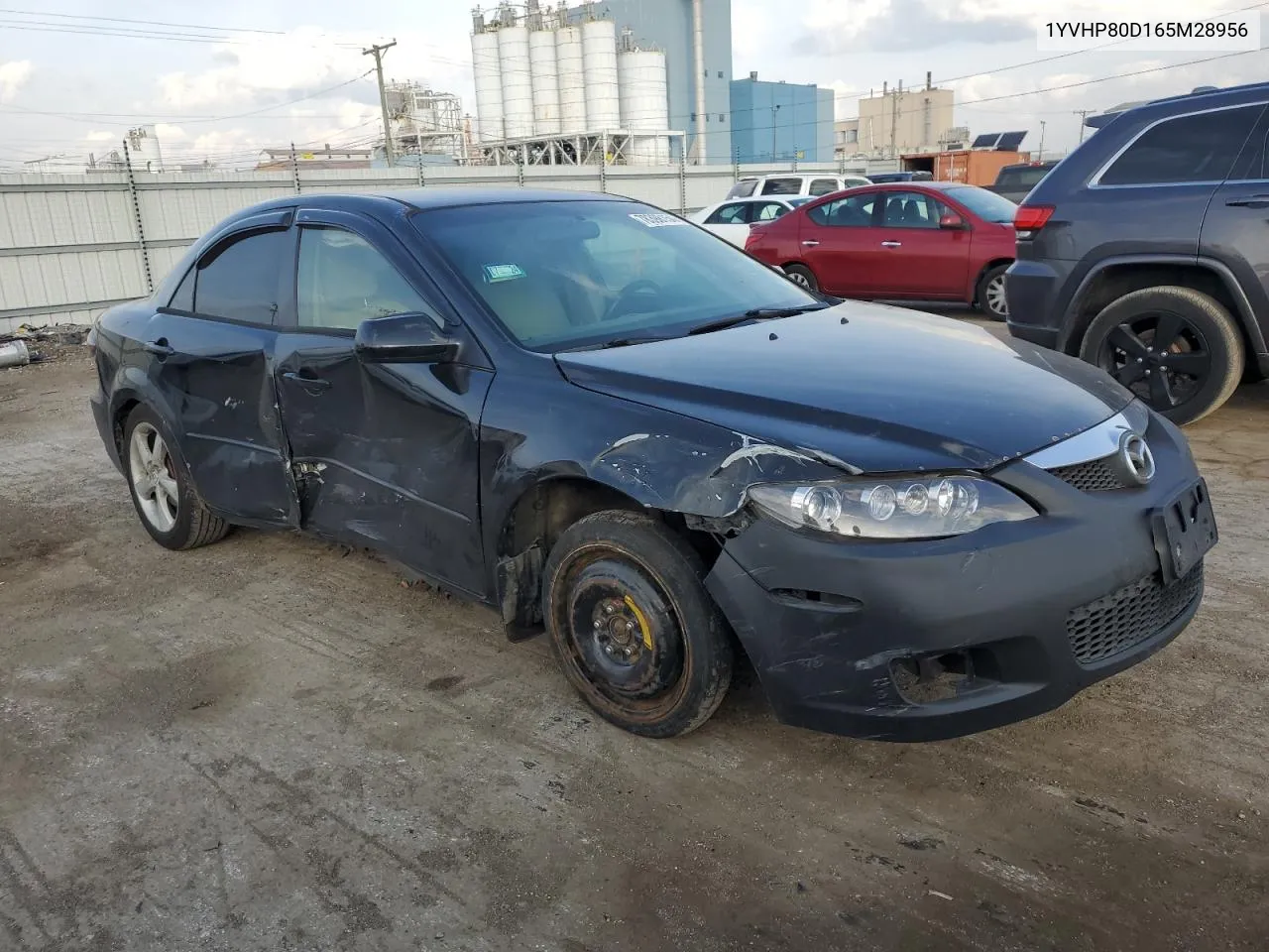 2006 Mazda 6 S VIN: 1YVHP80D165M28956 Lot: 78398154