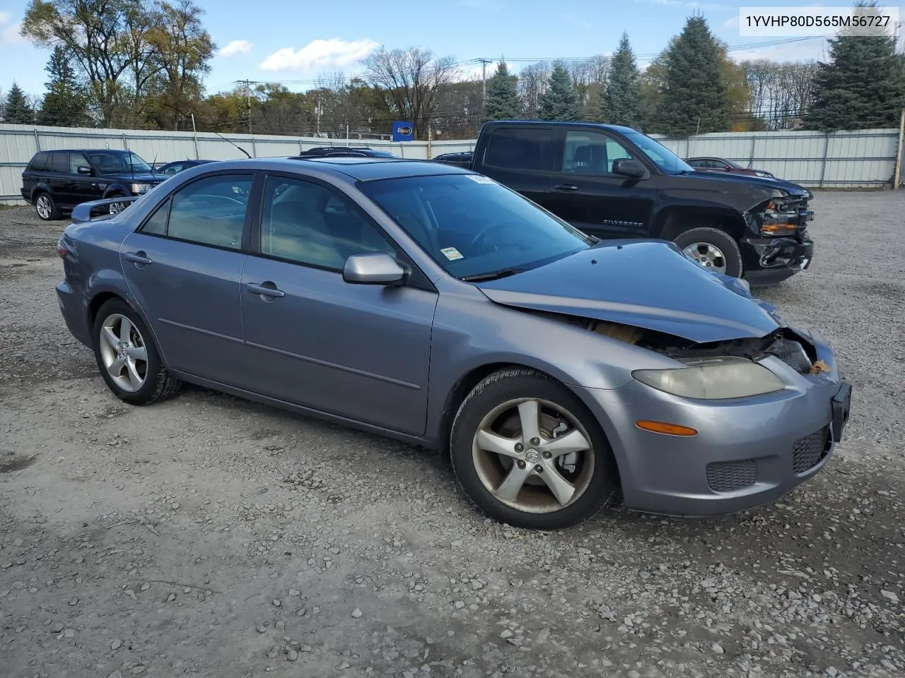 2006 Mazda 6 S VIN: 1YVHP80D565M56727 Lot: 78409584