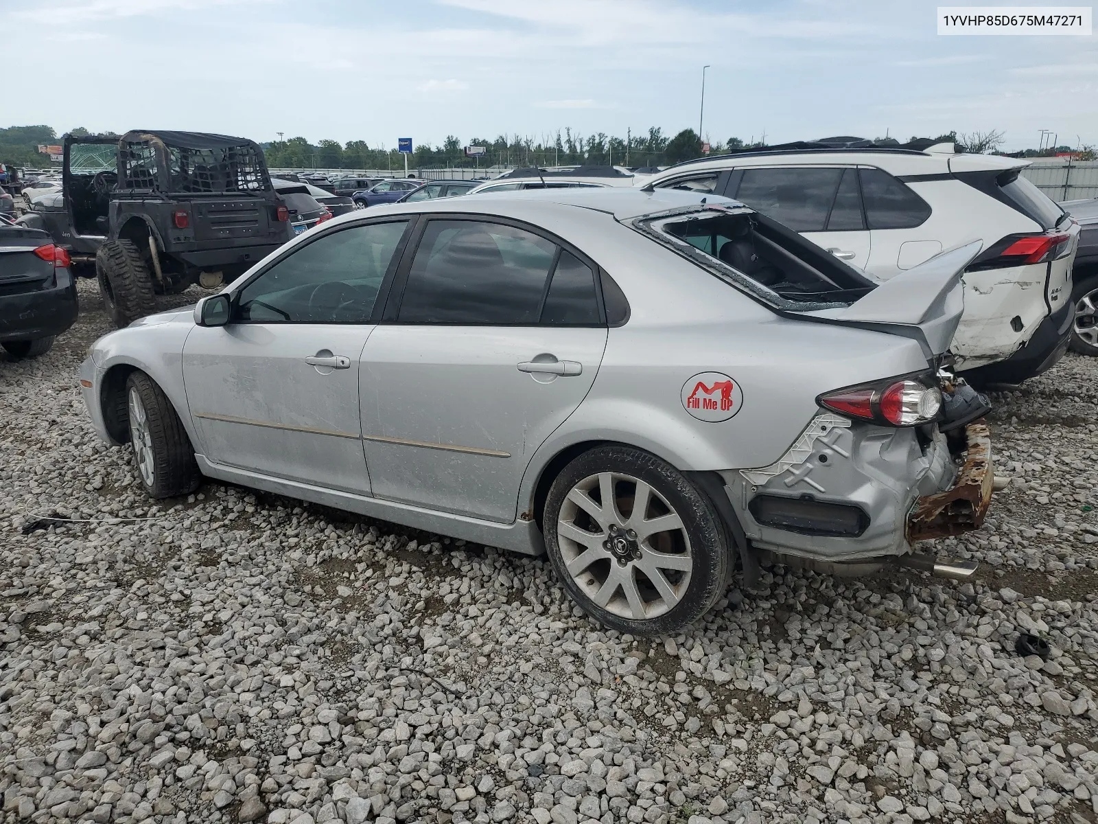 2007 Mazda 6 S VIN: 1YVHP85D675M47271 Lot: 63884654