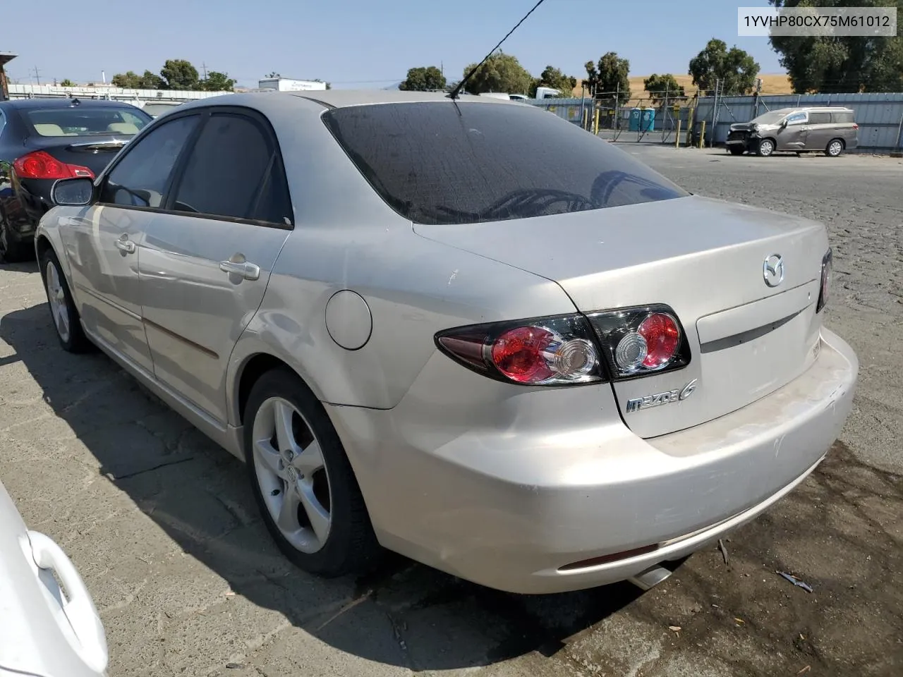 2007 Mazda 6 I VIN: 1YVHP80CX75M61012 Lot: 65189734