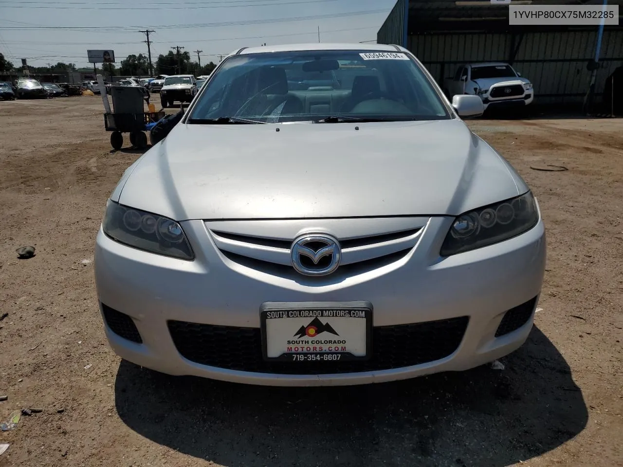 2007 Mazda 6 I VIN: 1YVHP80CX75M32285 Lot: 65946194