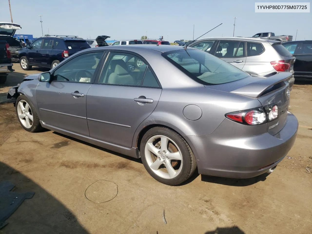 2007 Mazda 6 S VIN: 1YVHP80D775M07725 Lot: 71595624