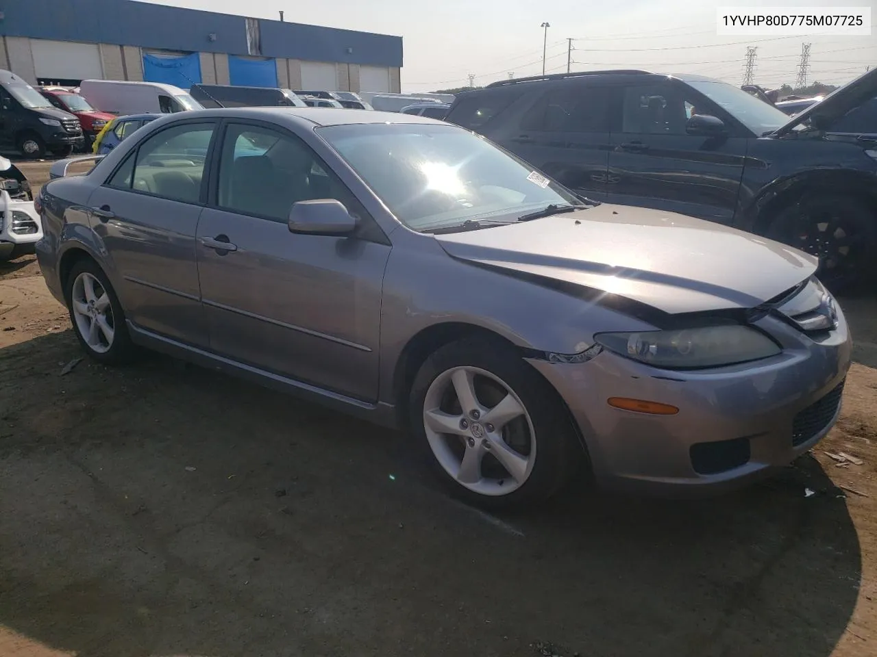 2007 Mazda 6 S VIN: 1YVHP80D775M07725 Lot: 71595624