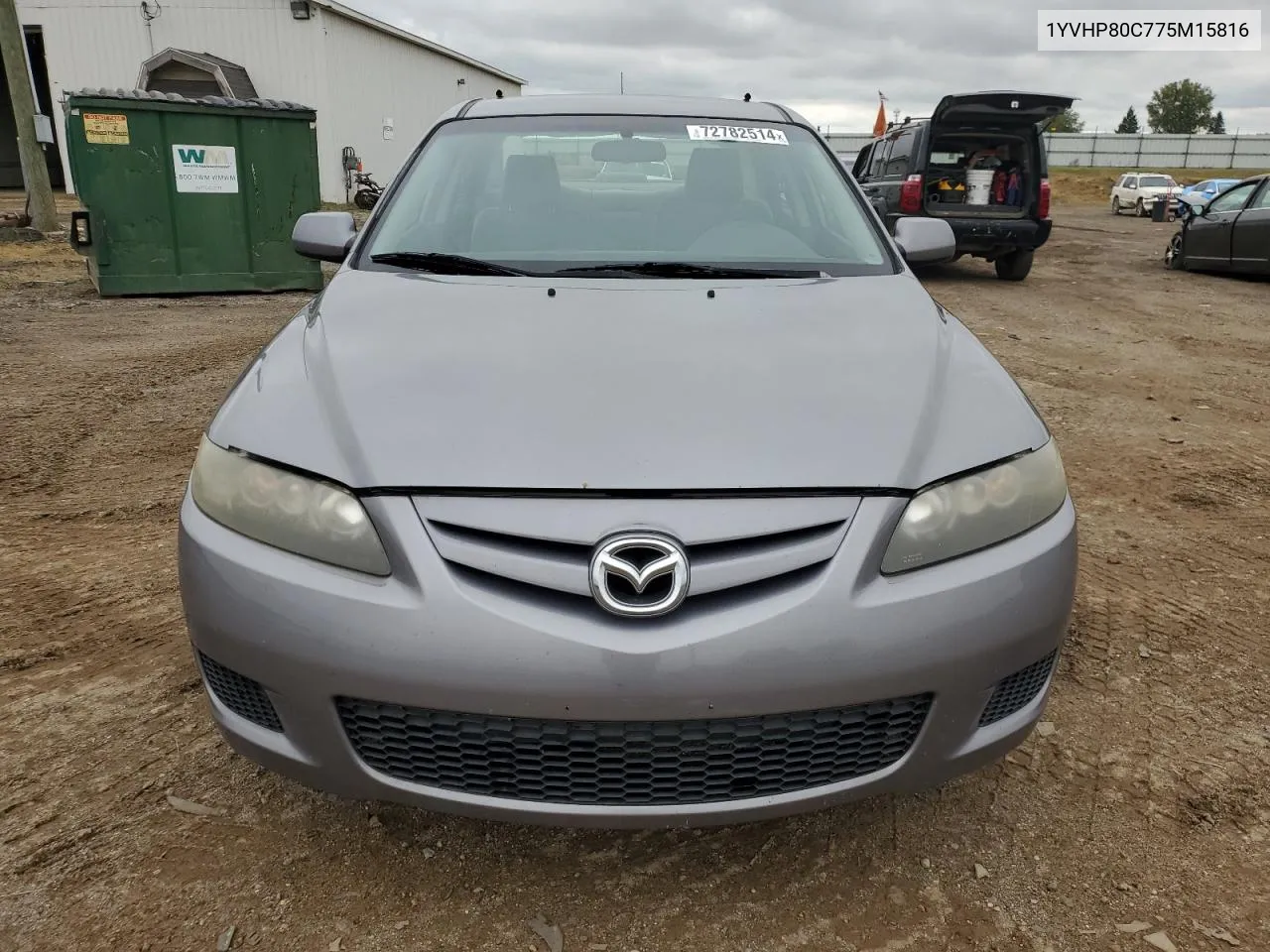 2007 Mazda 6 I VIN: 1YVHP80C775M15816 Lot: 72782514