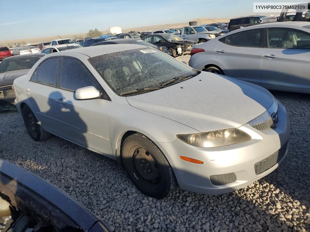 2007 Mazda 6 I VIN: 1YVHP80C375M17109 Lot: 73339494