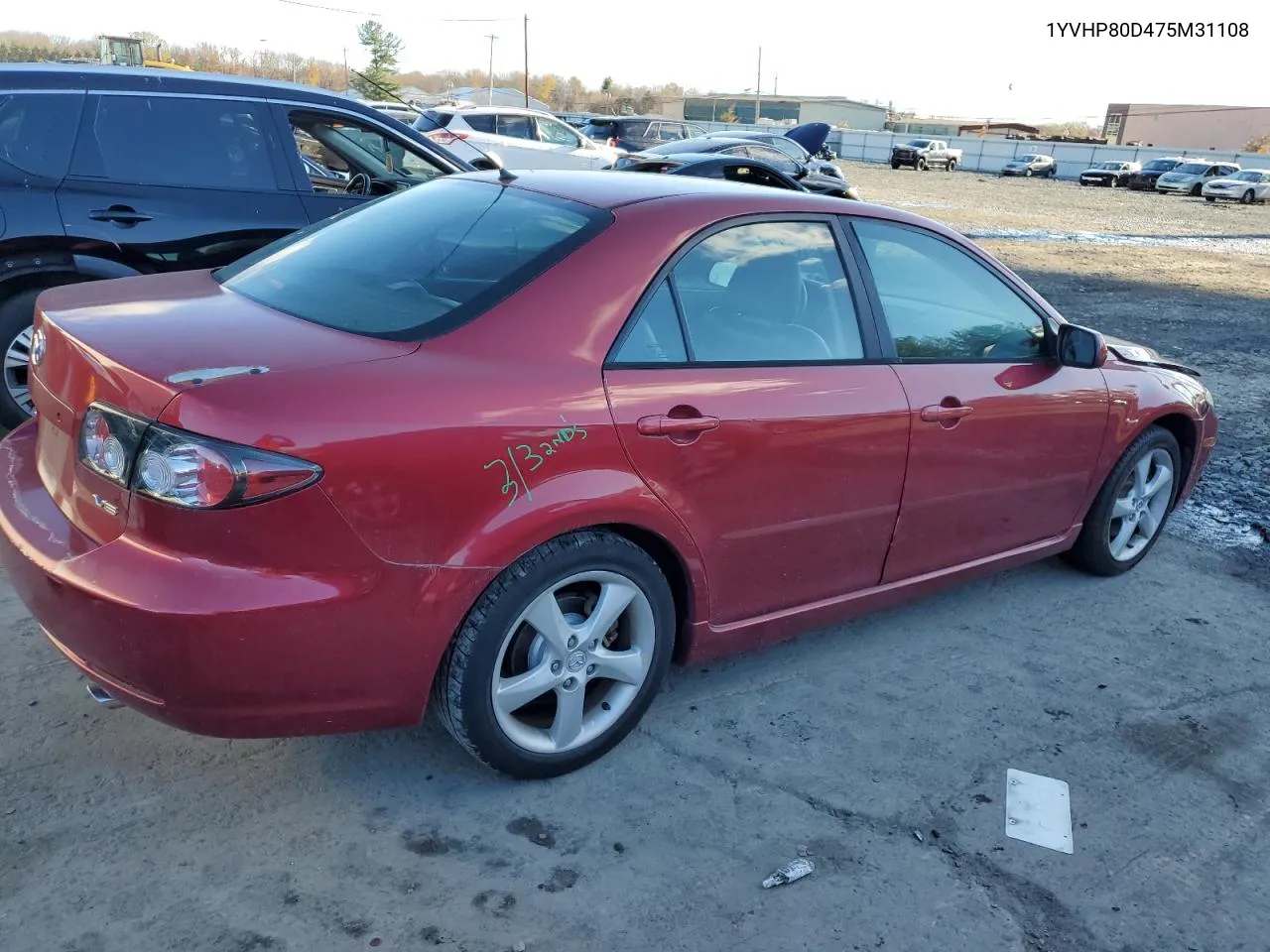 2007 Mazda 6 S VIN: 1YVHP80D475M31108 Lot: 79393634