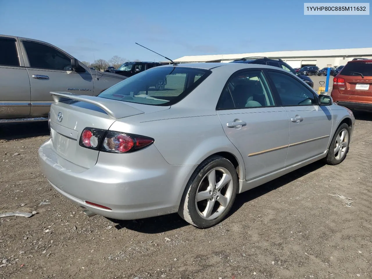 2008 Mazda 6 I VIN: 1YVHP80C885M11632 Lot: 44189844