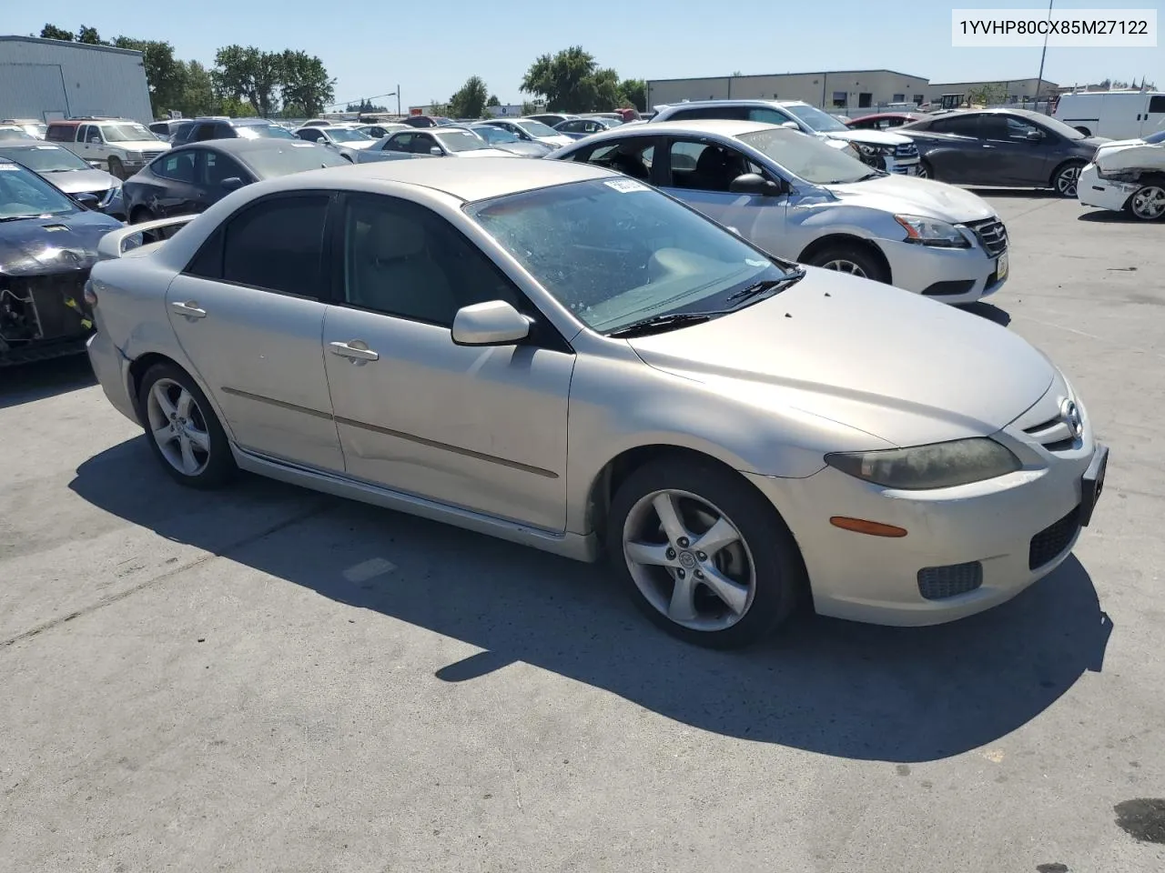 2008 Mazda 6 I VIN: 1YVHP80CX85M27122 Lot: 58572284