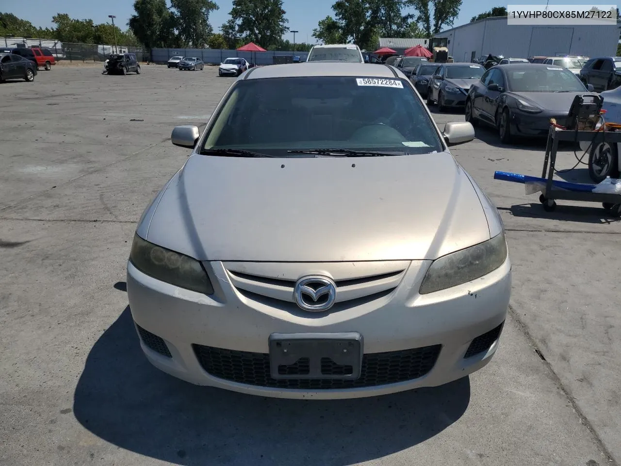 1YVHP80CX85M27122 2008 Mazda 6 I