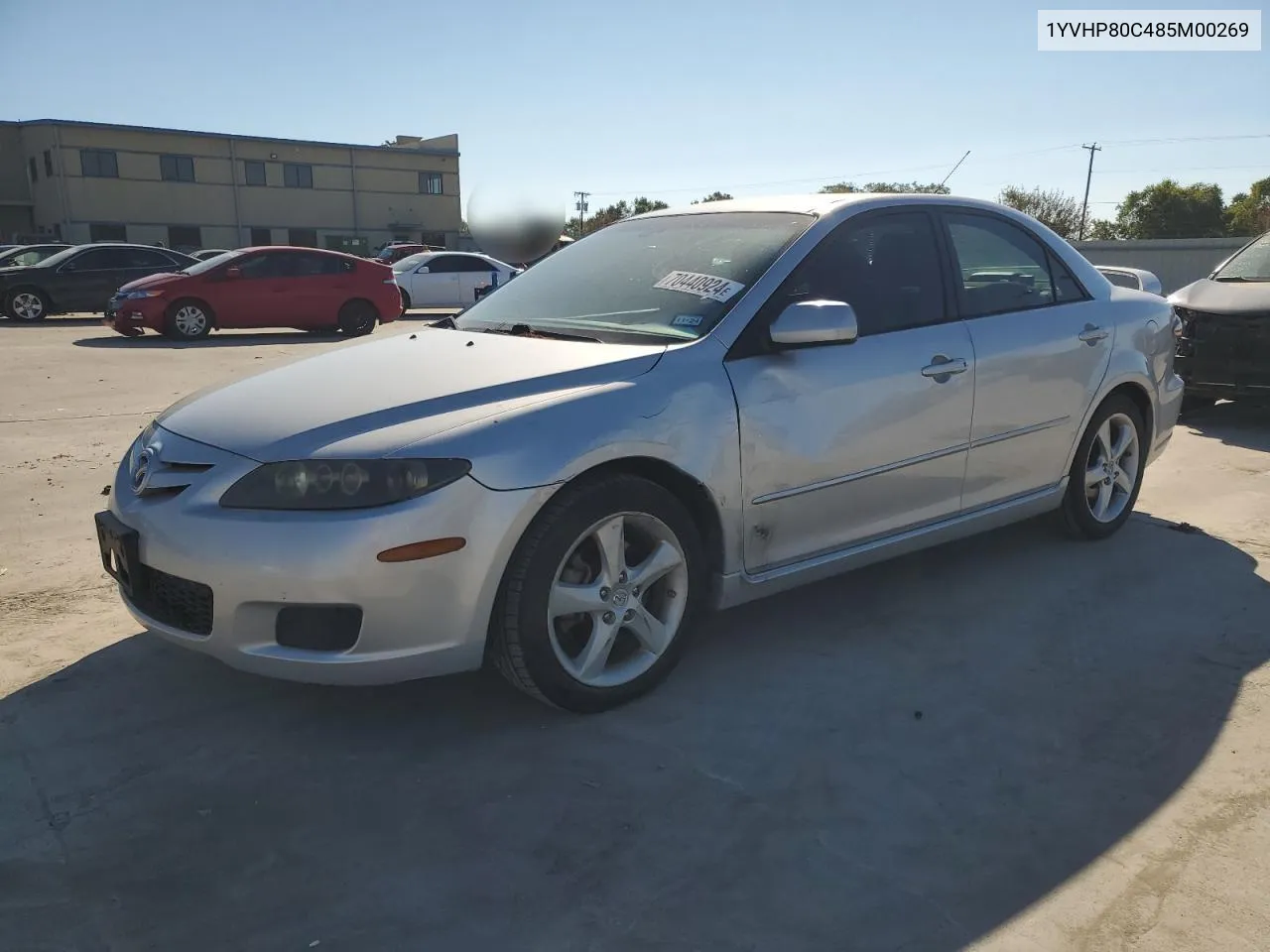 2008 Mazda 6 I VIN: 1YVHP80C485M00269 Lot: 70440924