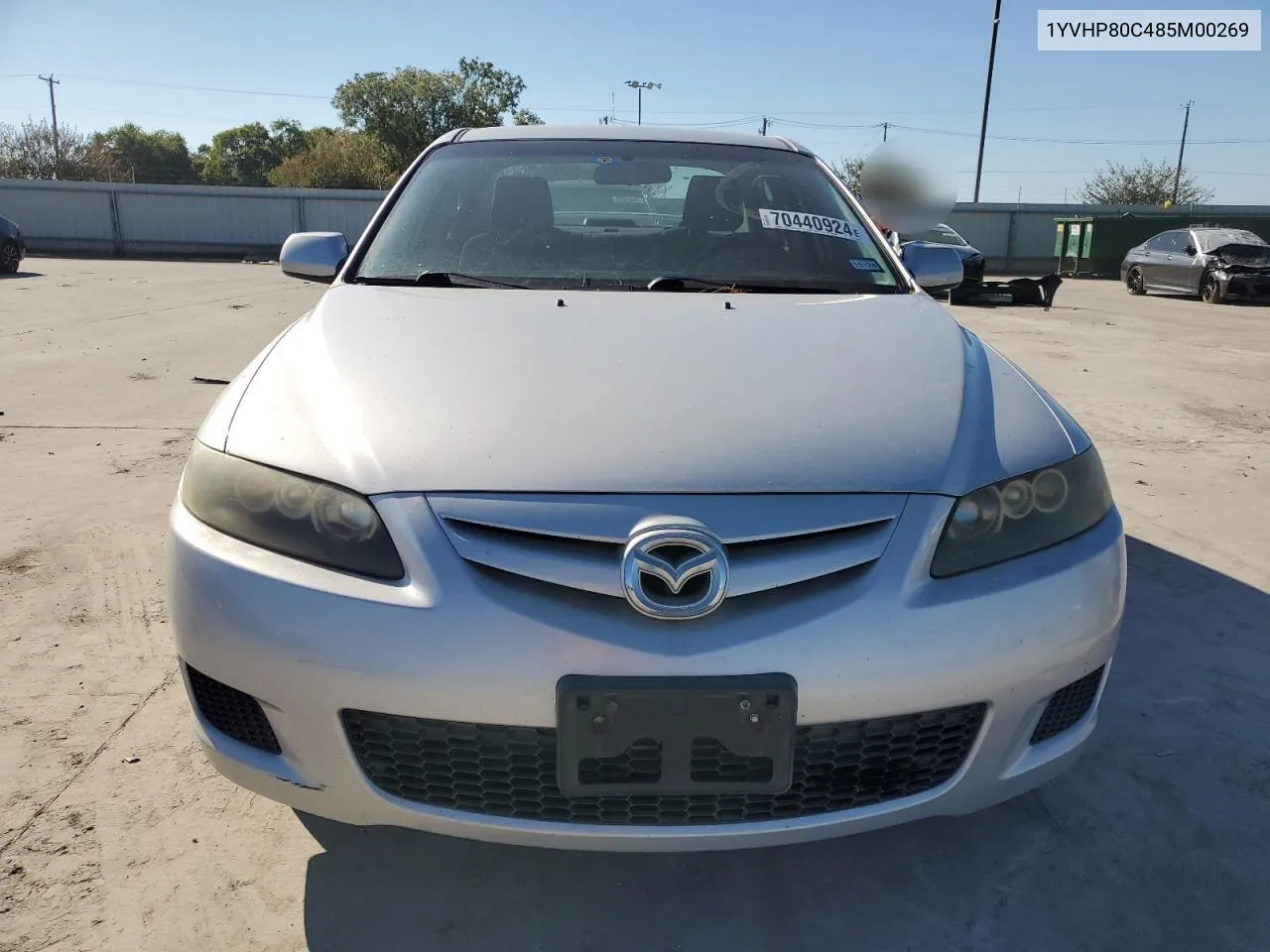 2008 Mazda 6 I VIN: 1YVHP80C485M00269 Lot: 70440924