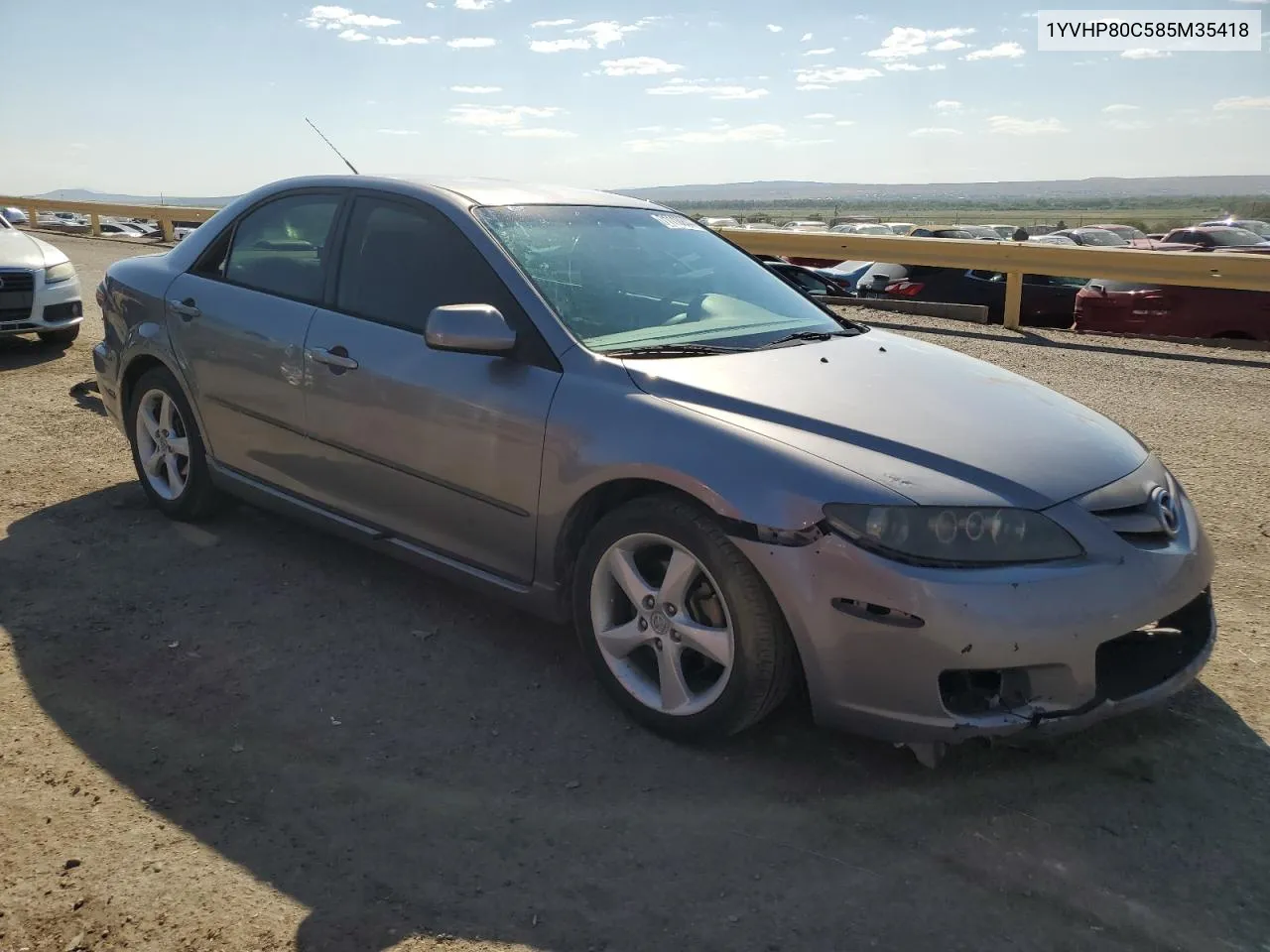 2008 Mazda 6 I VIN: 1YVHP80C585M35418 Lot: 71118844