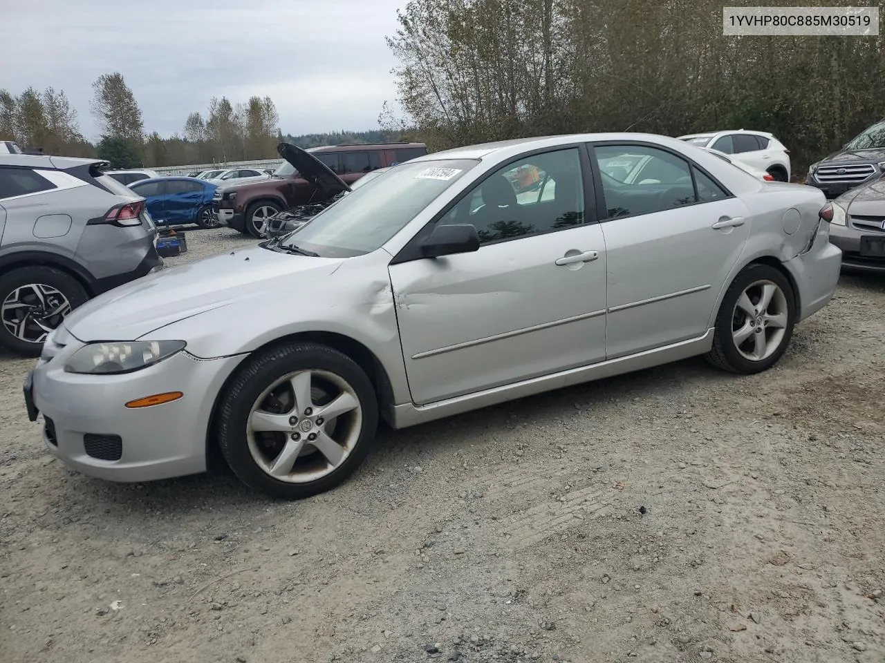 1YVHP80C885M30519 2008 Mazda 6 I