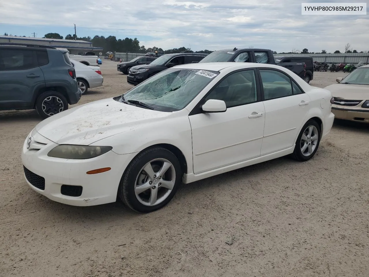 2008 Mazda 6 I VIN: 1YVHP80C985M29217 Lot: 74041944