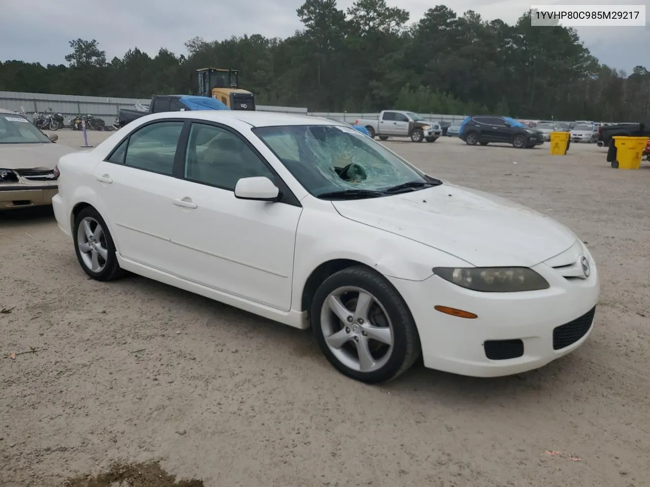 2008 Mazda 6 I VIN: 1YVHP80C985M29217 Lot: 74041944