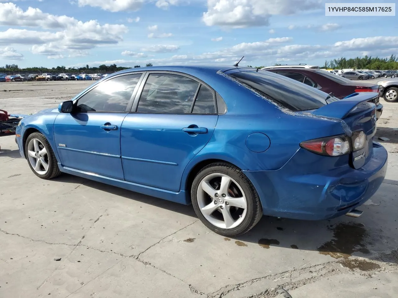 2008 Mazda 6 I VIN: 1YVHP84C585M17625 Lot: 75253714