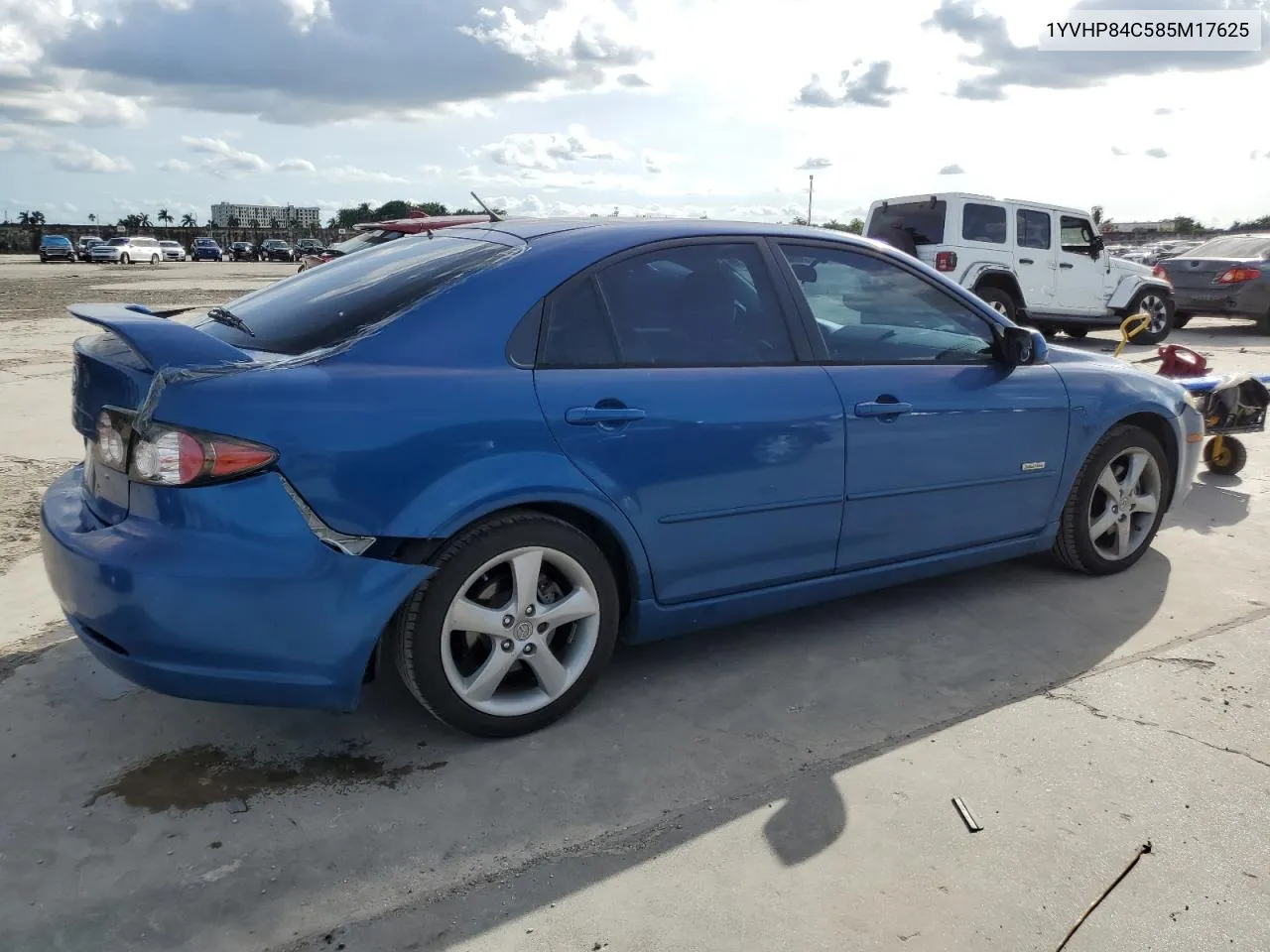 2008 Mazda 6 I VIN: 1YVHP84C585M17625 Lot: 75253714