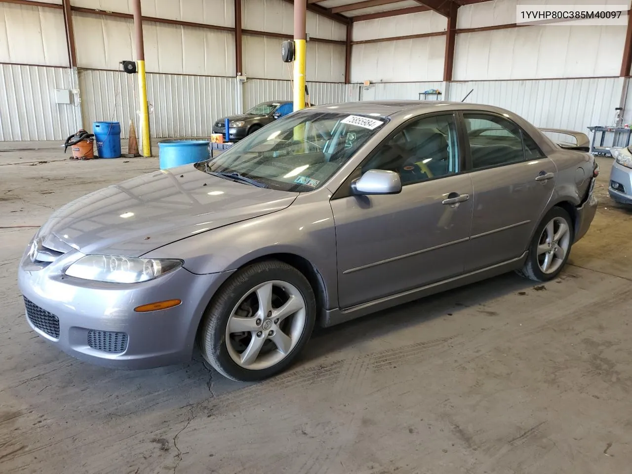 2008 Mazda 6 I VIN: 1YVHP80C385M40097 Lot: 75855984