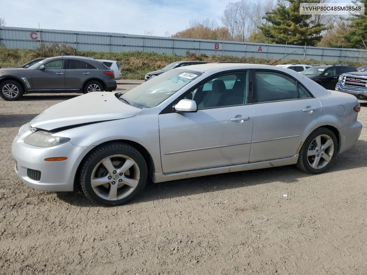 2008 Mazda 6 I VIN: 1YVHP80C485M08548 Lot: 76520844