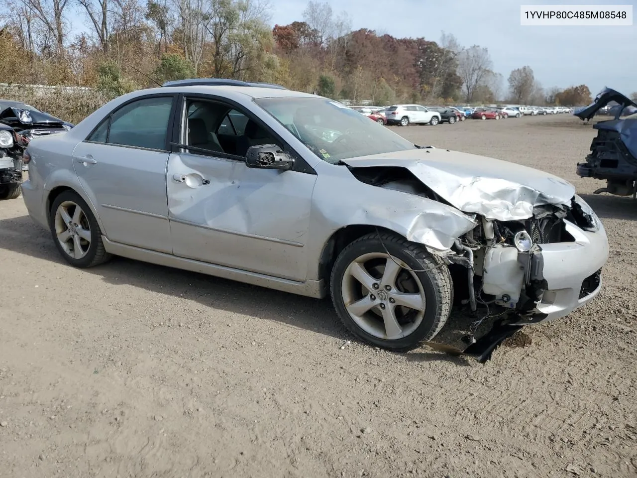 2008 Mazda 6 I VIN: 1YVHP80C485M08548 Lot: 76520844