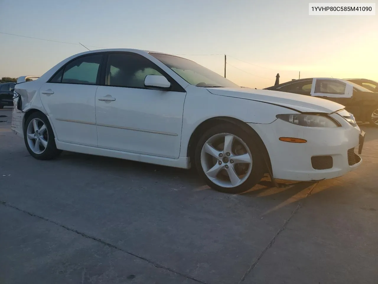 2008 Mazda 6 I VIN: 1YVHP80C585M41090 Lot: 77007234