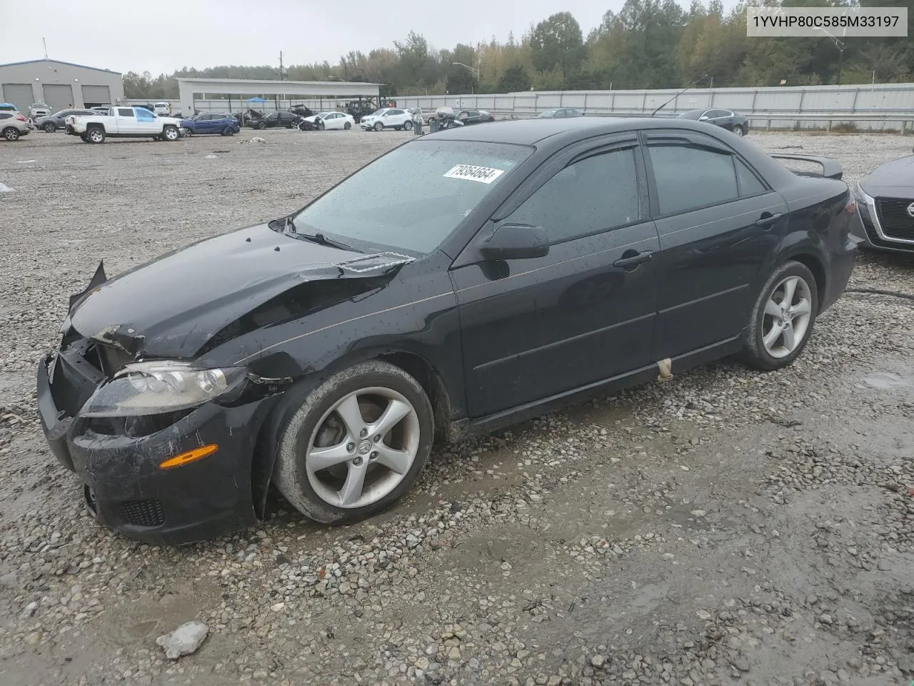 2008 Mazda 6 I VIN: 1YVHP80C585M33197 Lot: 79364664