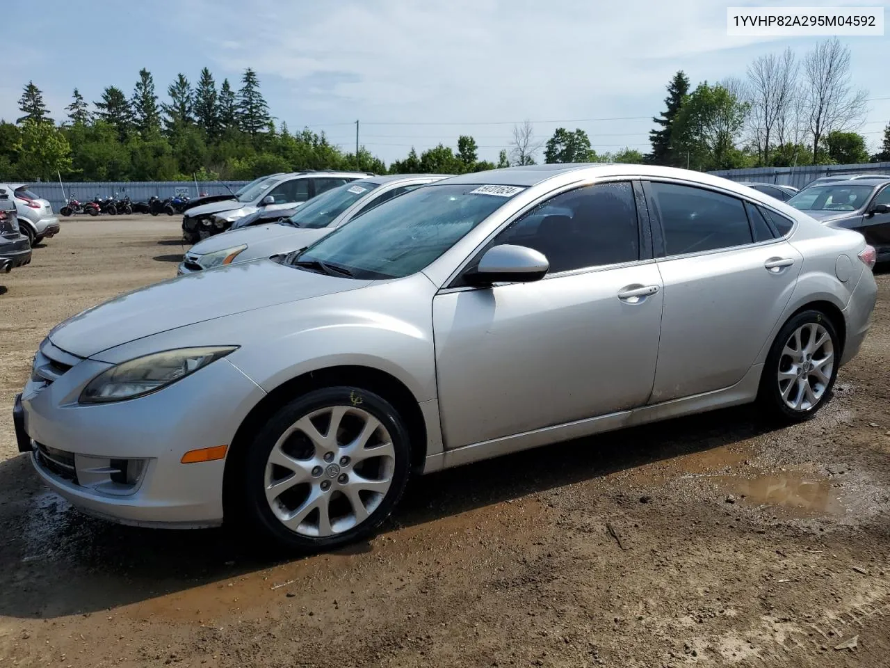 2009 Mazda 6 I VIN: 1YVHP82A295M04592 Lot: 59701624