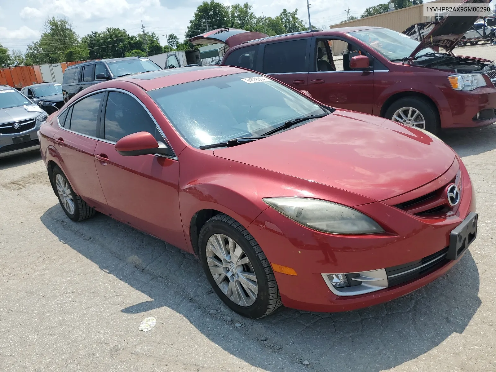 2009 Mazda 6 I VIN: 1YVHP82AX95M00290 Lot: 64678894