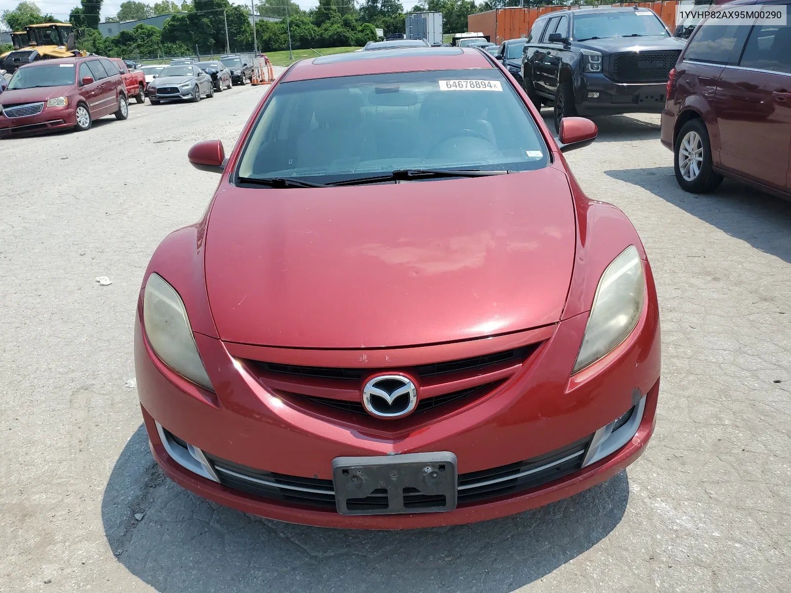 2009 Mazda 6 I VIN: 1YVHP82AX95M00290 Lot: 64678894