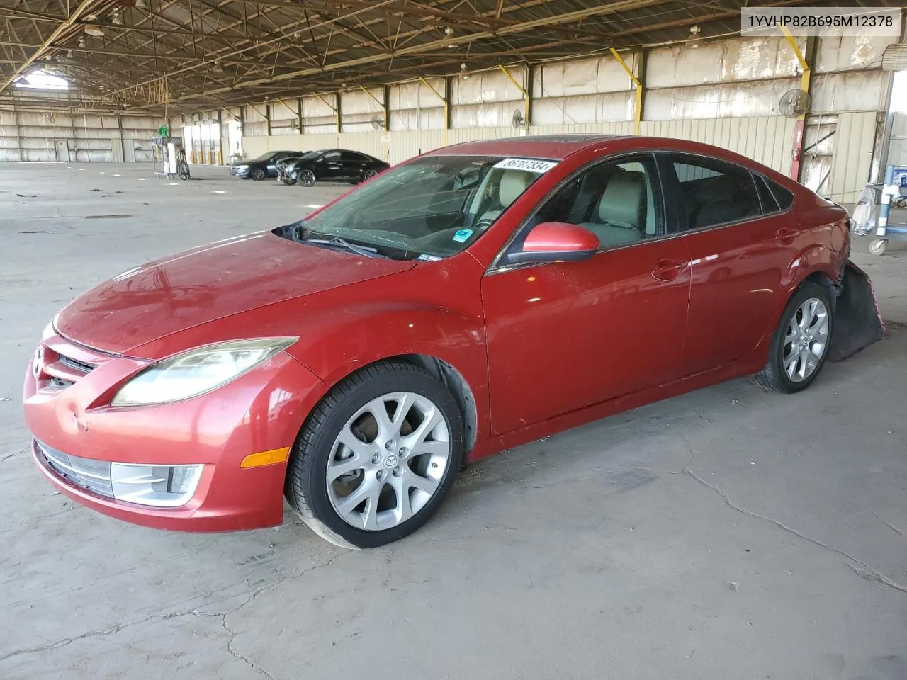 2009 Mazda 6 S VIN: 1YVHP82B695M12378 Lot: 66707334