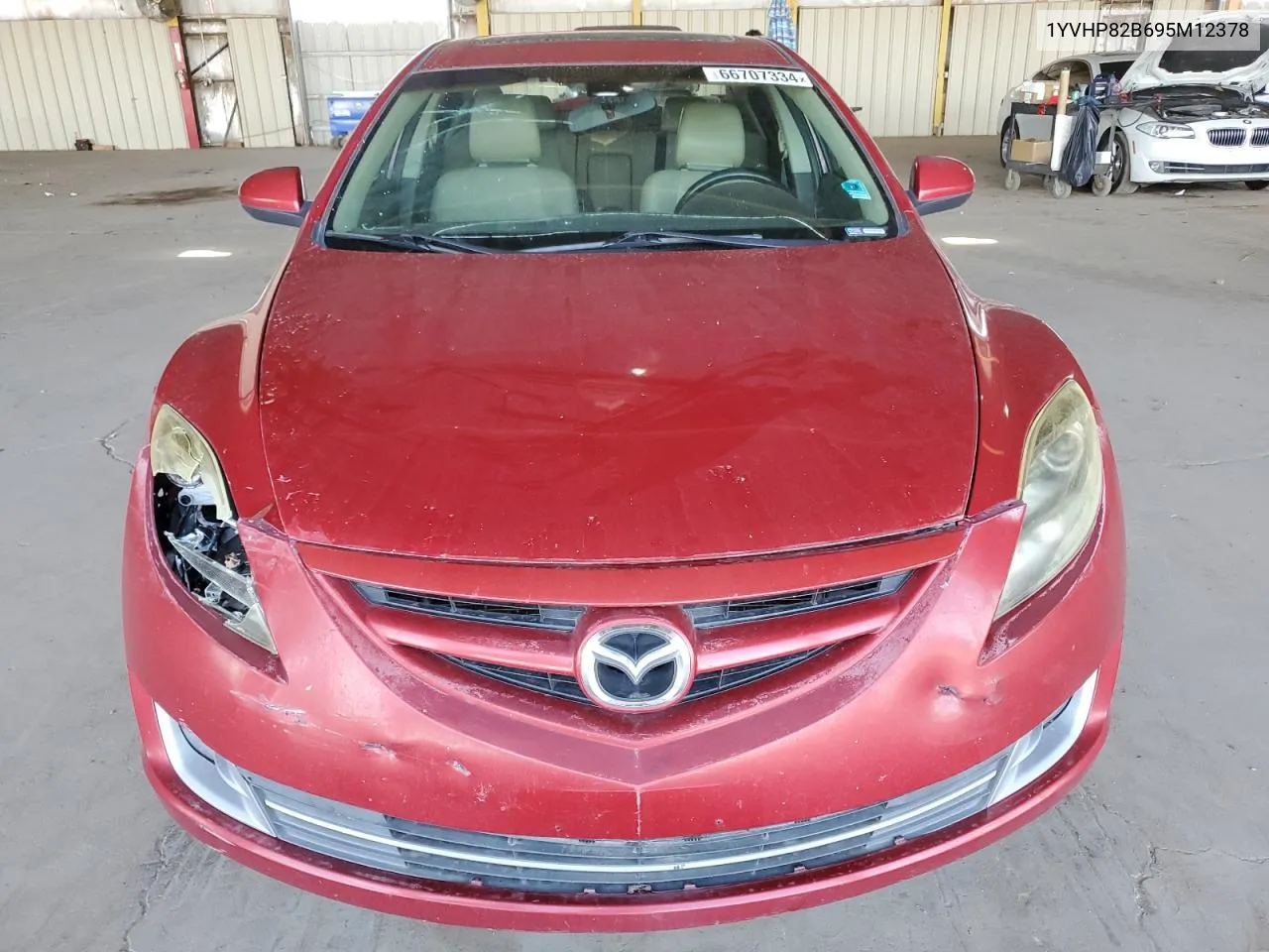 2009 Mazda 6 S VIN: 1YVHP82B695M12378 Lot: 66707334