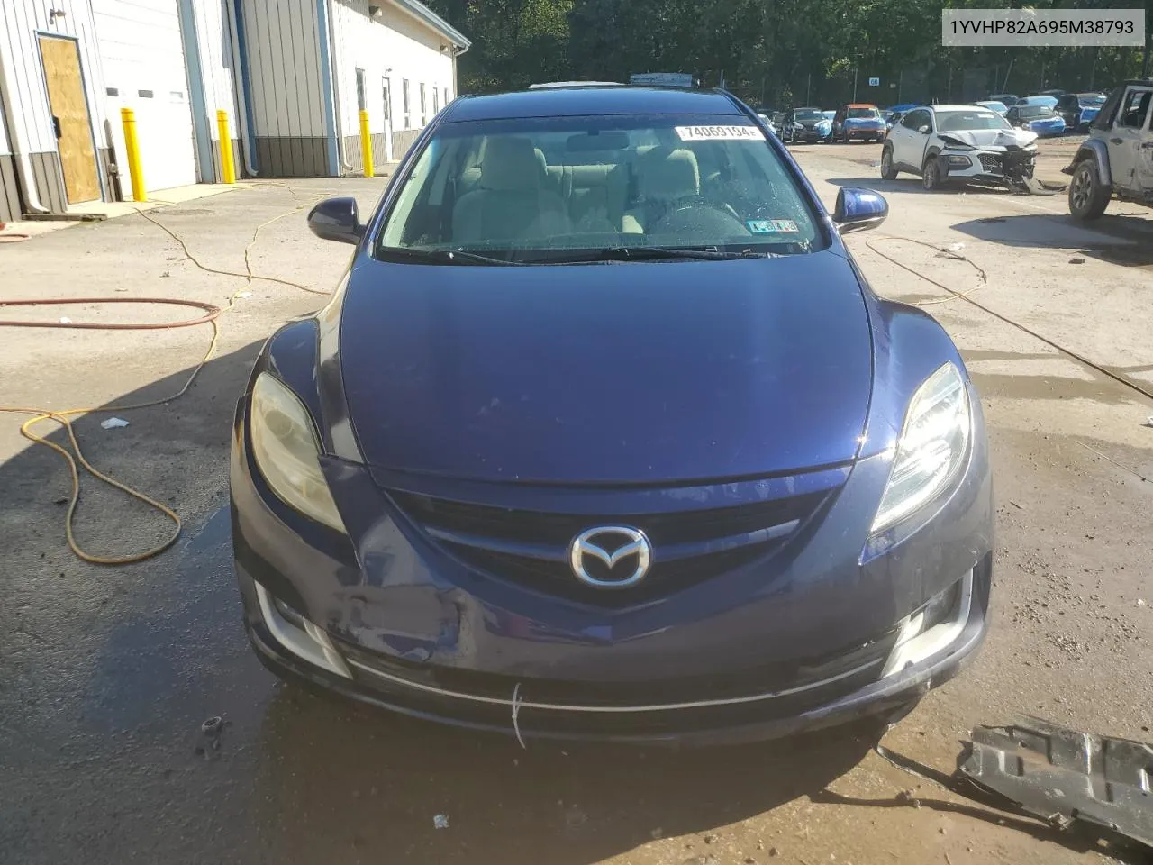 2009 Mazda 6 I VIN: 1YVHP82A695M38793 Lot: 74069194