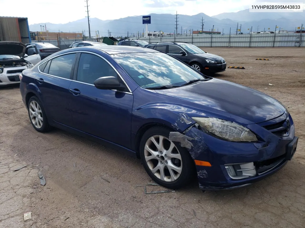 2009 Mazda 6 S VIN: 1YVHP82B595M43833 Lot: 75063354