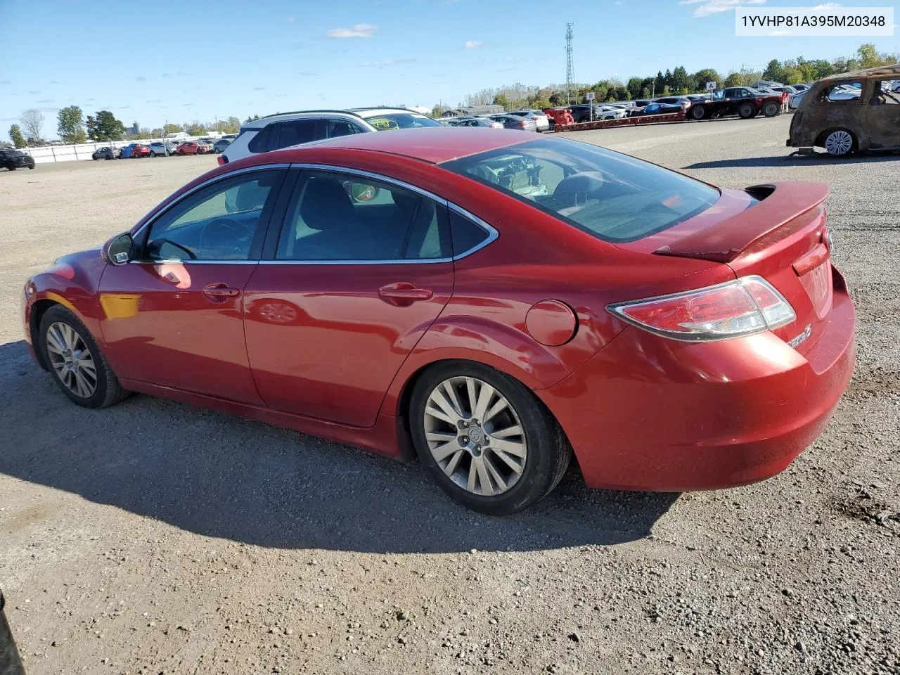 2009 Mazda 6 I VIN: 1YVHP81A395M20348 Lot: 75106434