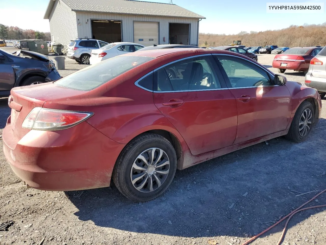 2009 Mazda 6 I VIN: 1YVHP81A595M42500 Lot: 79772784