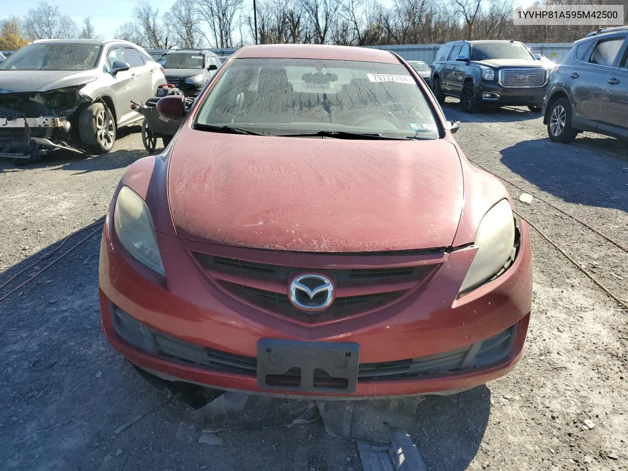 2009 Mazda 6 I VIN: 1YVHP81A595M42500 Lot: 79772784