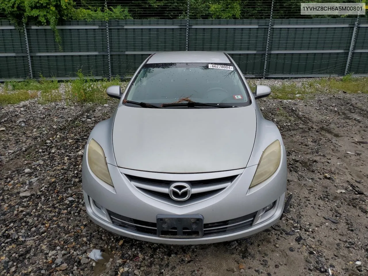 2010 Mazda 6 I VIN: 1YVHZ8CH6A5M00801 Lot: 66278004