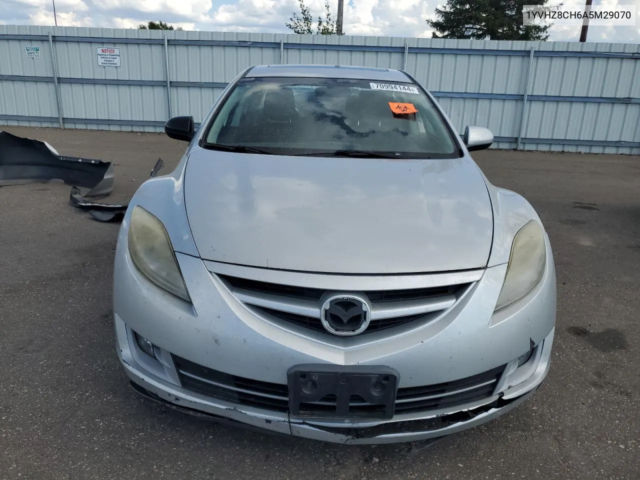 2010 Mazda 6 I VIN: 1YVHZ8CH6A5M29070 Lot: 70994144