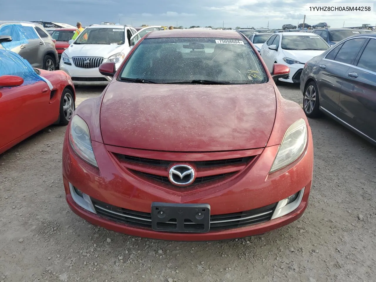 2010 Mazda 6 I VIN: 1YVHZ8CH0A5M44258 Lot: 75098604