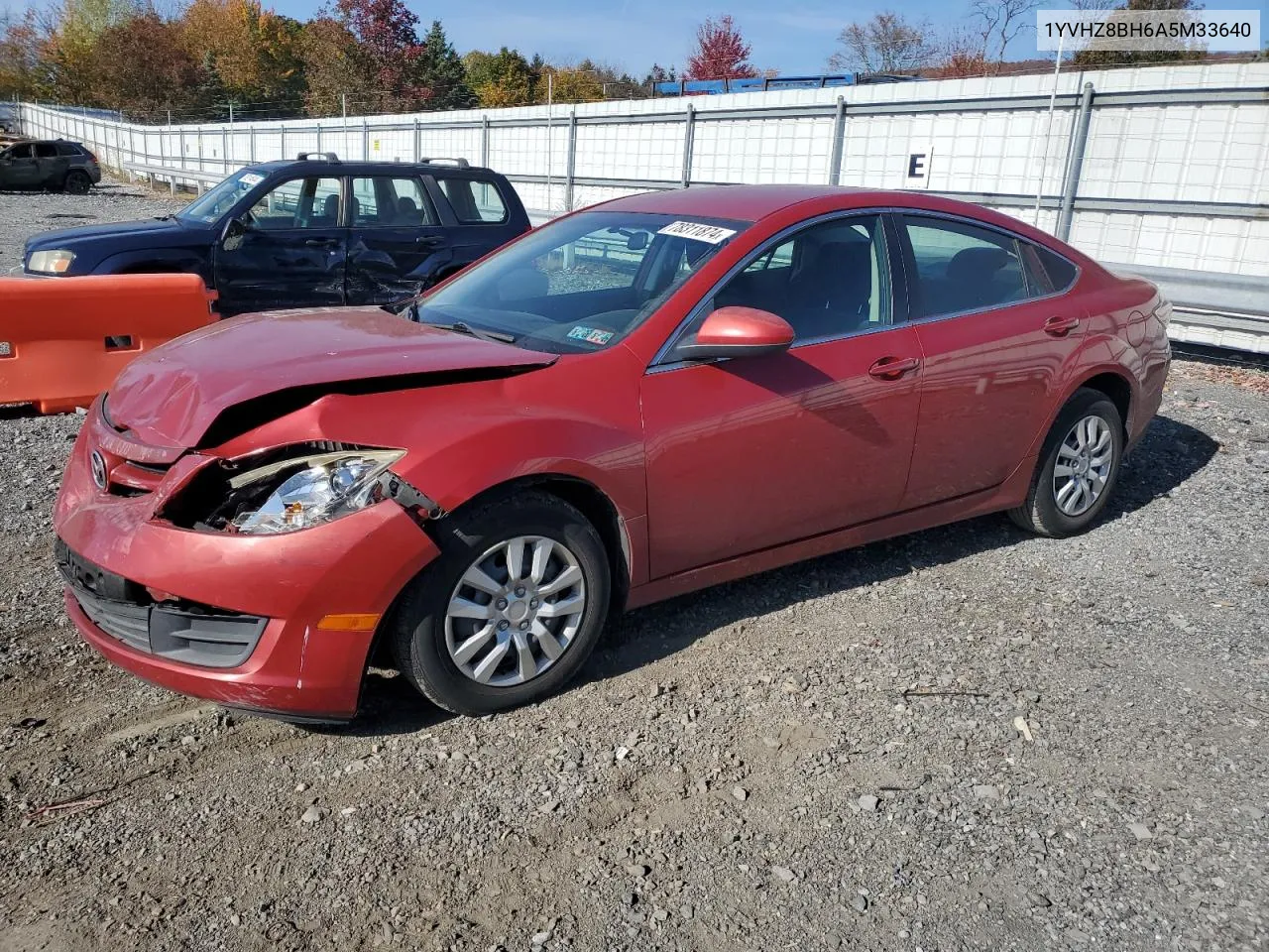 2010 Mazda 6 I VIN: 1YVHZ8BH6A5M33640 Lot: 78311874