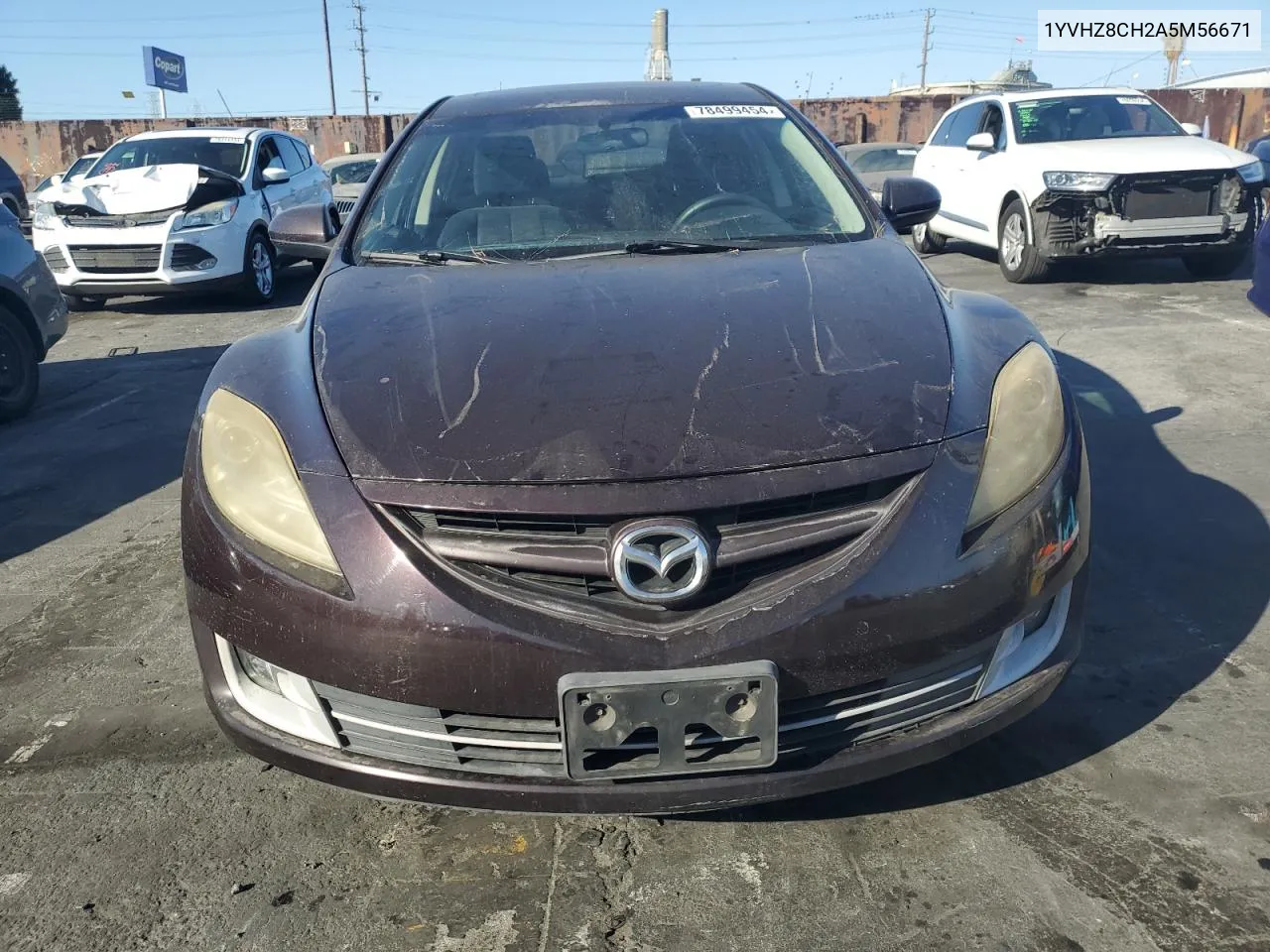 2010 Mazda 6 I VIN: 1YVHZ8CH2A5M56671 Lot: 78499454