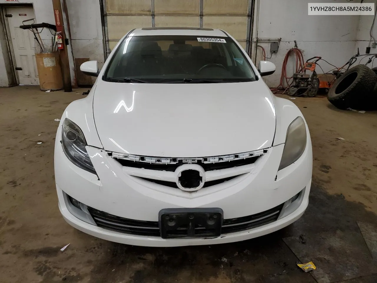 2010 Mazda 6 I VIN: 1YVHZ8CH8A5M24386 Lot: 80305354