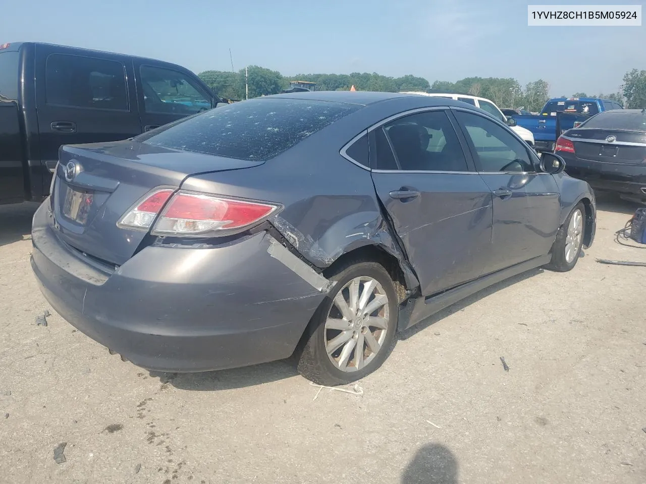 2011 Mazda 6 I VIN: 1YVHZ8CH1B5M05924 Lot: 54222694