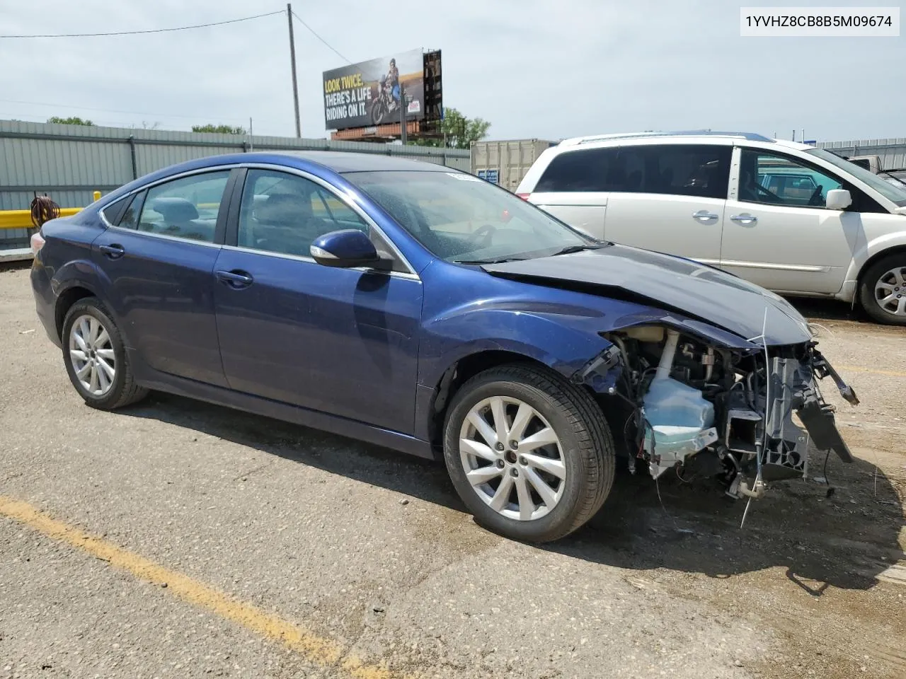 2011 Mazda 6 S VIN: 1YVHZ8CB8B5M09674 Lot: 59320284