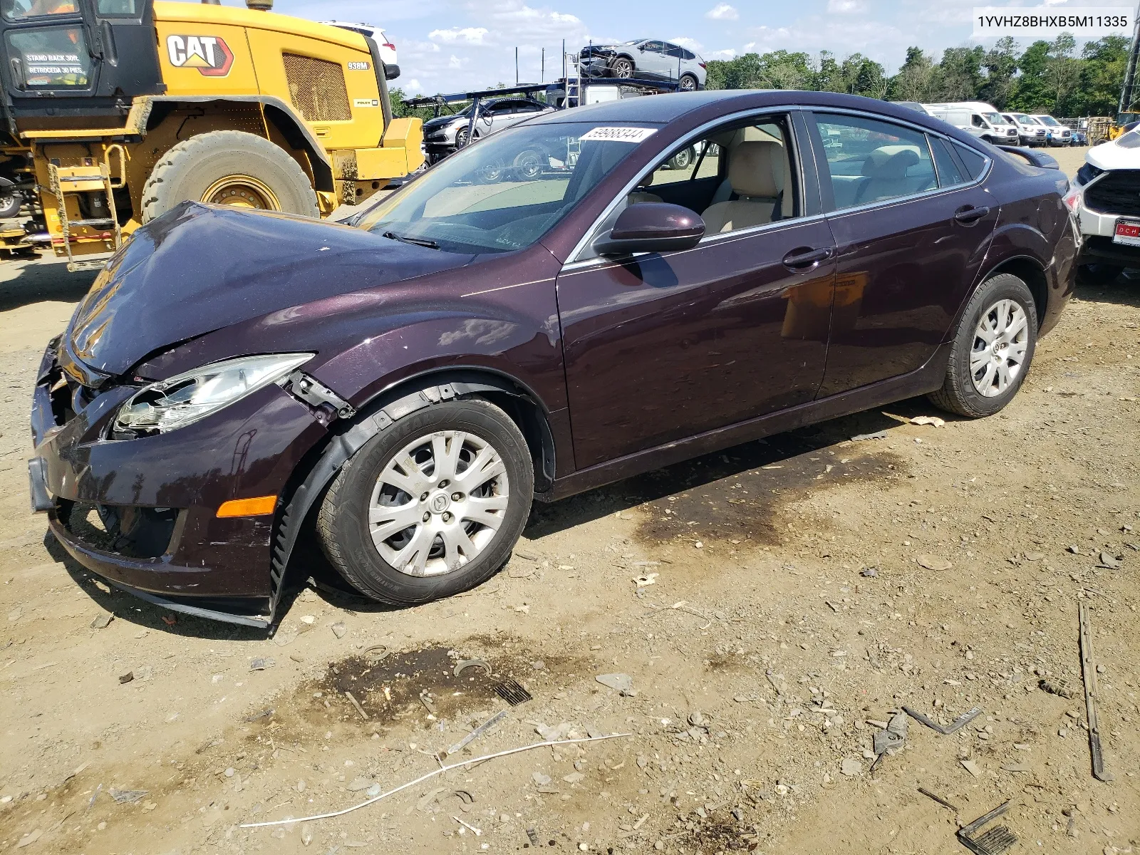 1YVHZ8BHXB5M11335 2011 Mazda 6 I