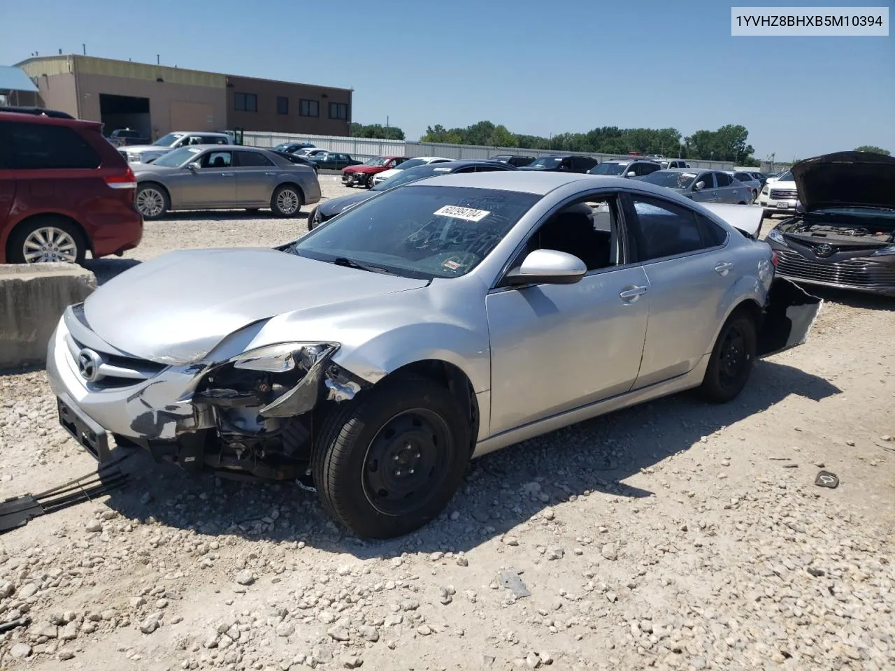 2011 Mazda 6 I VIN: 1YVHZ8BHXB5M10394 Lot: 60299704