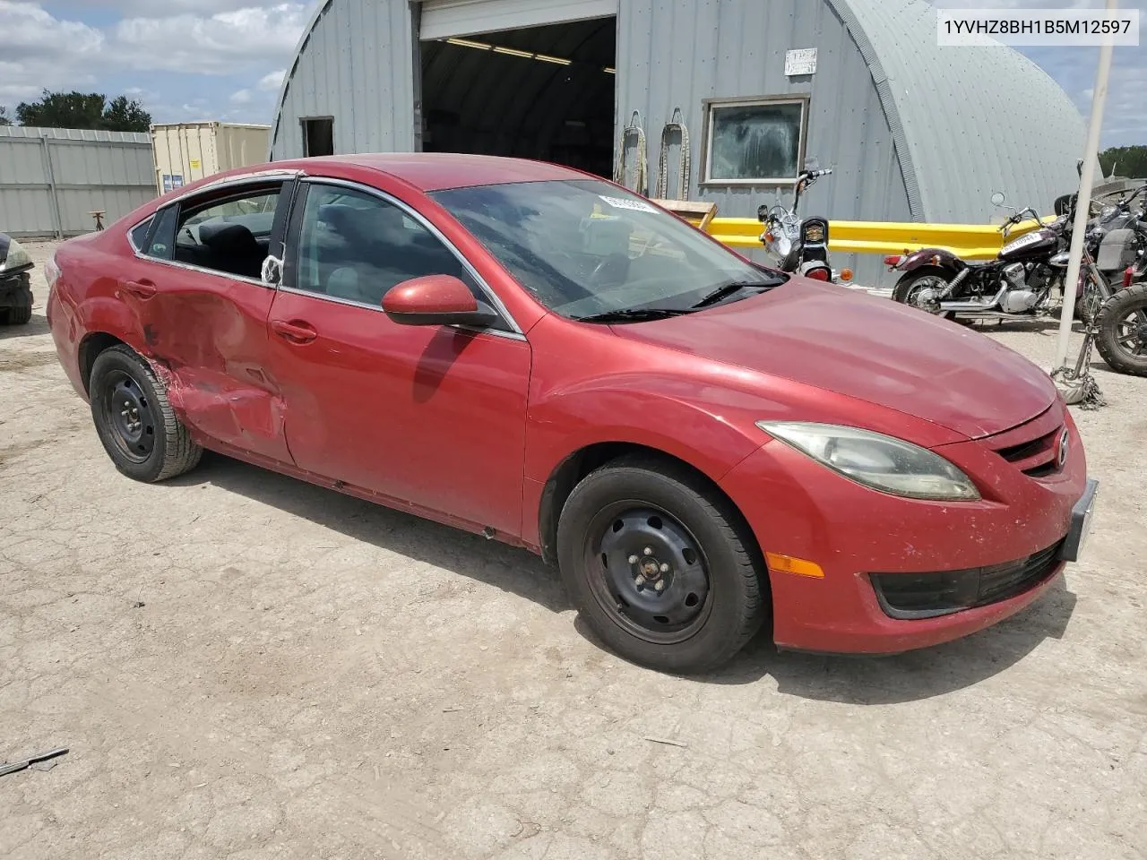 2011 Mazda 6 I VIN: 1YVHZ8BH1B5M12597 Lot: 66785884