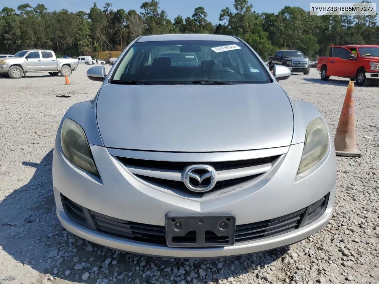 1YVHZ8BH8B5M17277 2011 Mazda 6 I